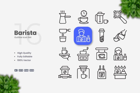 Barista Icons: A Graphic Designer’s Perspective