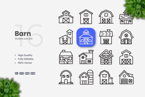 Barn Graphics for Crafters