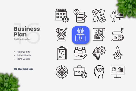 Business Plan Icons: A Graphic Designer’s Take