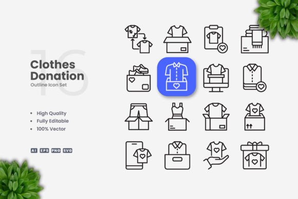 Clothes Donation Icons: A Graphic Designer’s Take