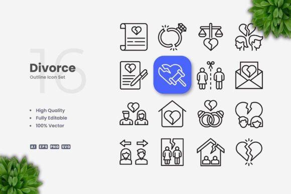 Divorce Icons: A Graphic Designer’s Take