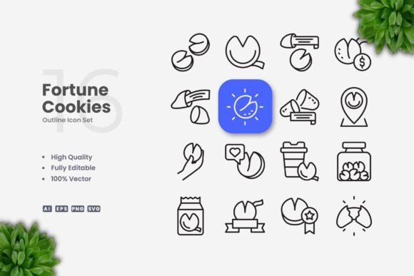 Fortune Cookies Graphics: A Clean Design for Modern Branding