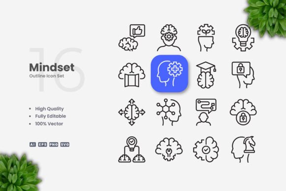 Graphics for Sale: Mindset Icons