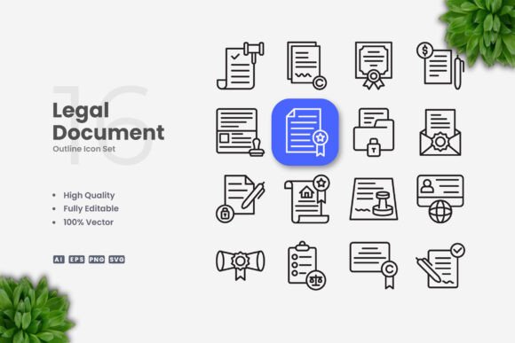 Legal Document Icons