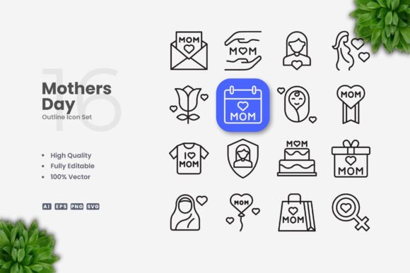 Mothers Day Icons: A Graphic Designer’s Take